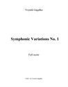 Sinfônica Variações No. 1 - partitura orquestral