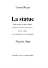 A estátua (La statue) - partes orquestrais e vocais