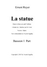 Die Statue (La statue) - Fagottstimme