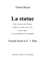 Die Statue (La statue) - Hornstimme