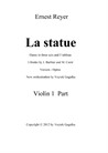 Die Statue (La statue) - Violinstimmen I